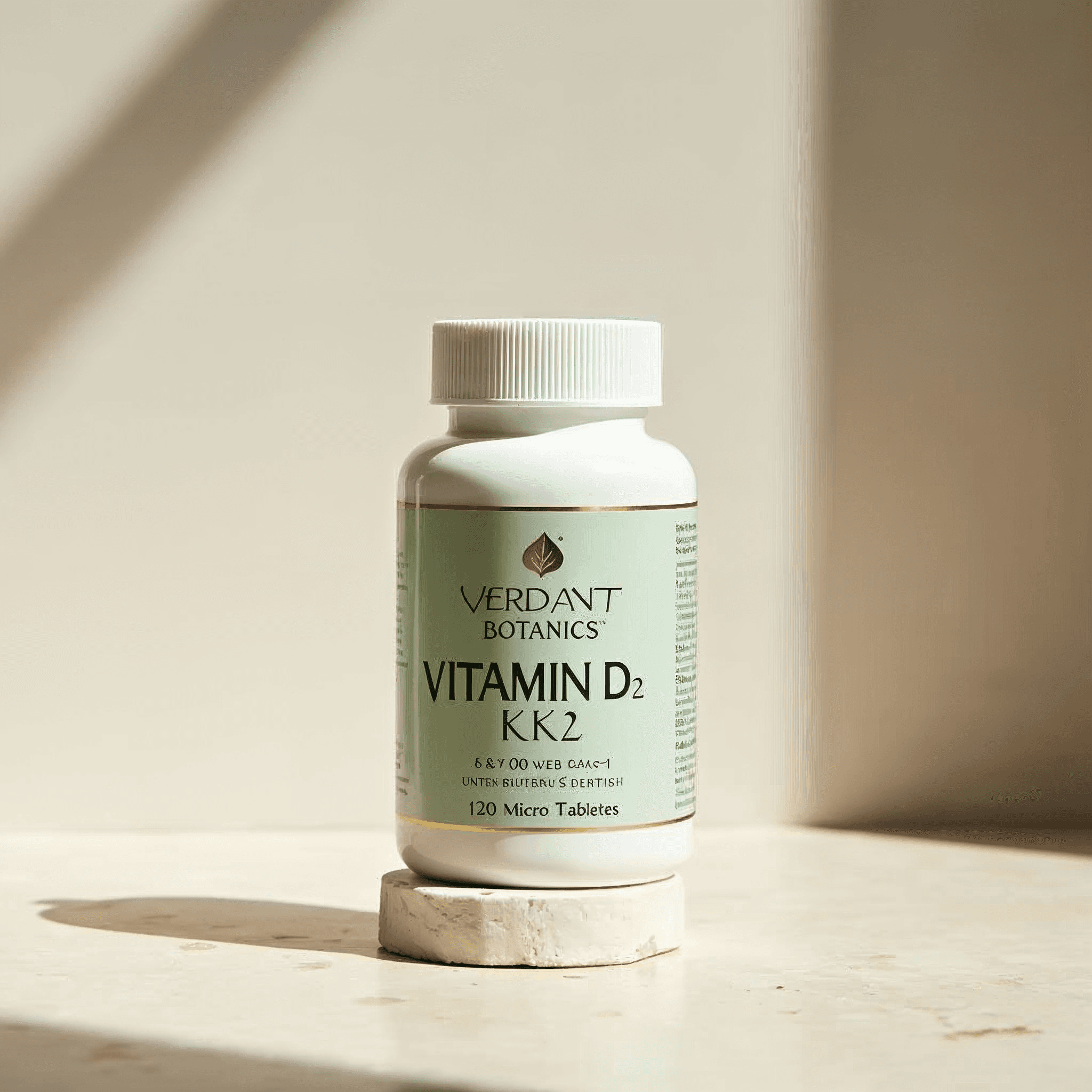 High-Strength Vitamin D3 + K2 (MK-7) - Immunity - Verdant Botanics UK
